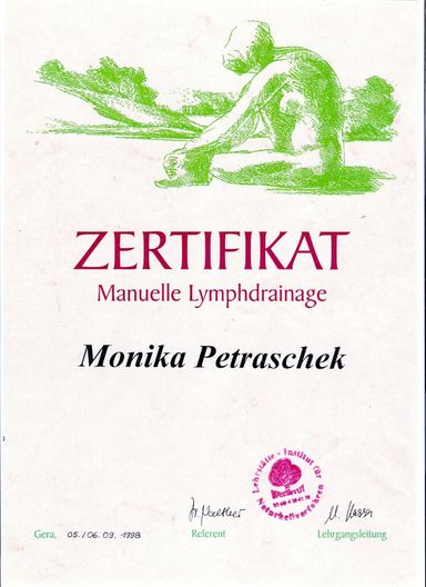 manuelle Lymphmassage-Gesichtsbereich